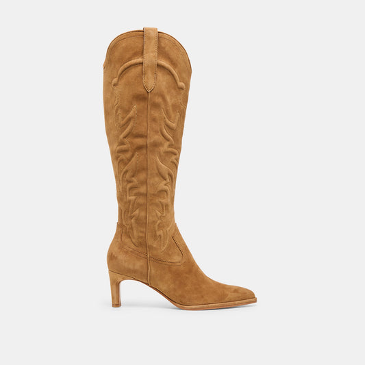 Alisa Lt Brown Suede Boots | Dolce Vita Featured