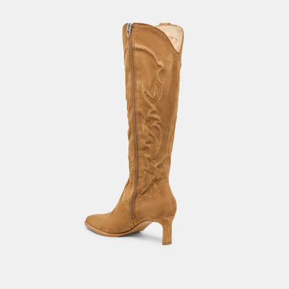 Alisa Lt Brown Suede Boots | Dolce Vita Featured