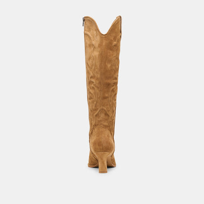 Alisa Lt Brown Suede Boots | Dolce Vita Featured