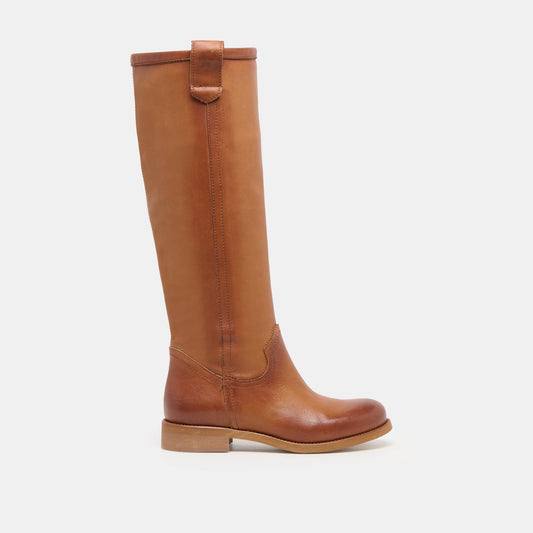 Ramzy Cognac Leather Boots | Dolce Vita Recommended