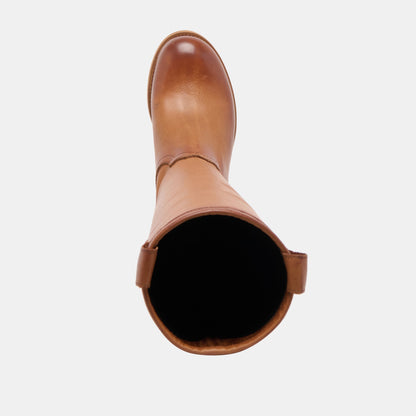 Ramzy Cognac Leather Boots | Dolce Vita Recommended