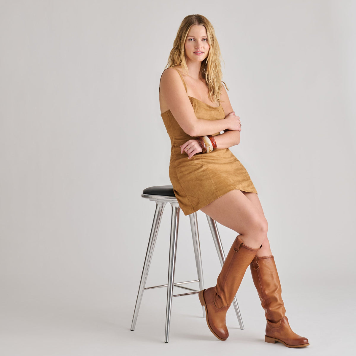 Ramzy Cognac Leather Boots | Dolce Vita Recommended