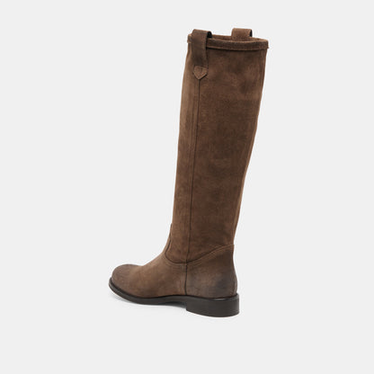 Ramzy Chocolate Suede Boots | Dolce Vita Signature