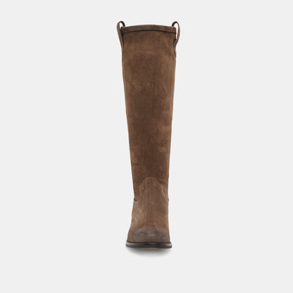 Ramzy Chocolate Suede Boots | Dolce Vita Signature