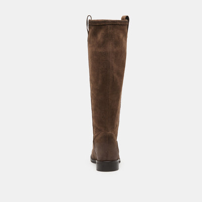 Ramzy Chocolate Suede Boots | Dolce Vita Signature