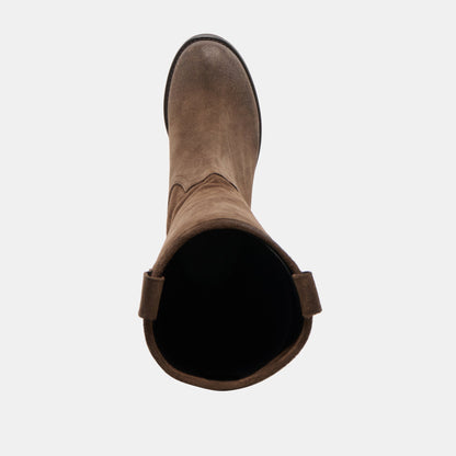 Ramzy Chocolate Suede Boots | Dolce Vita Signature