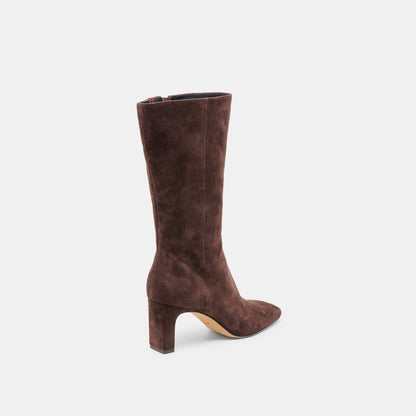 Riggs Mahogany Suede Boots | Dolce Vita Smart Buy