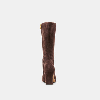 Riggs Mahogany Suede Boots | Dolce Vita Smart Buy