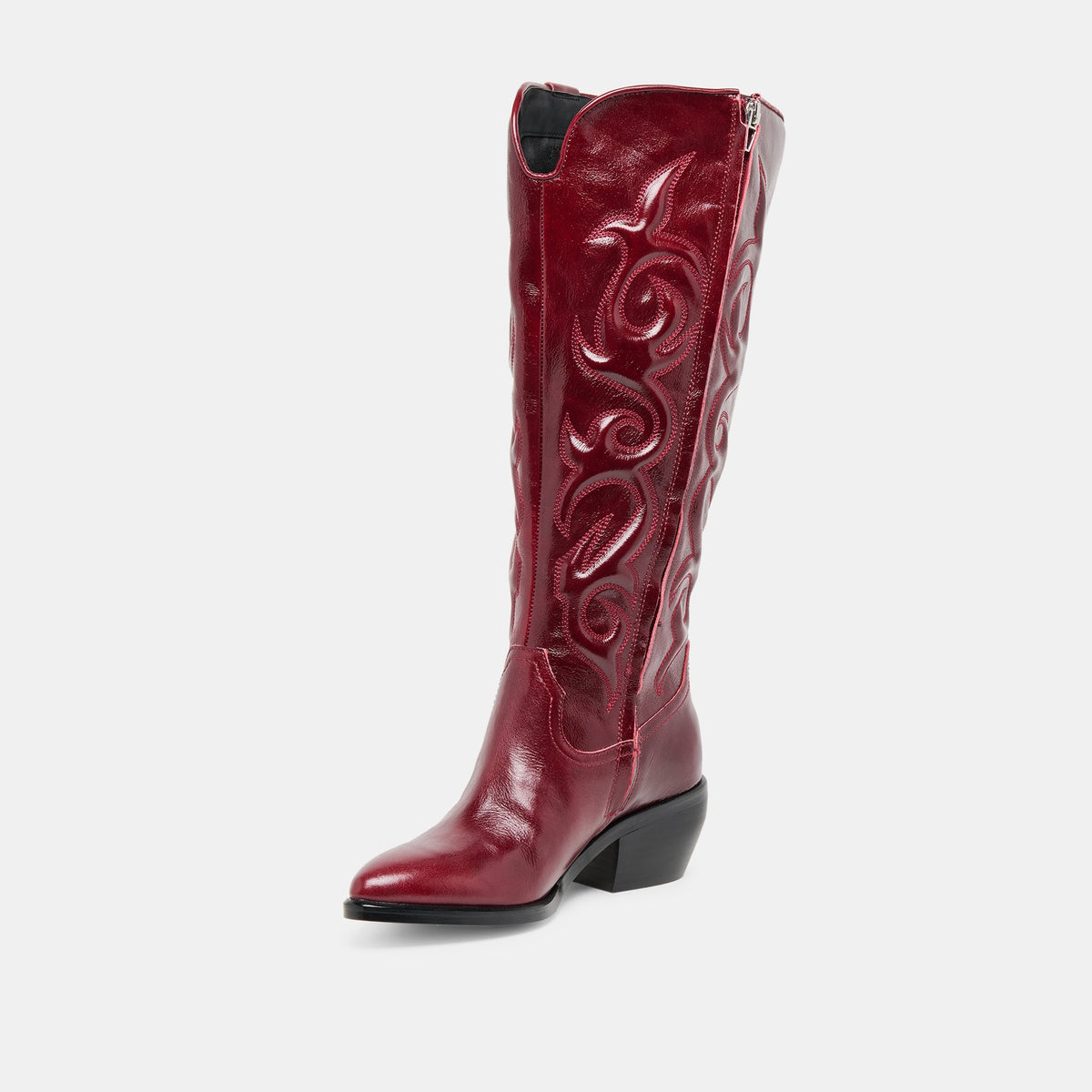 Mirla Oxblood Leather Wide Calf Boots | Dolce Vita Special Offer