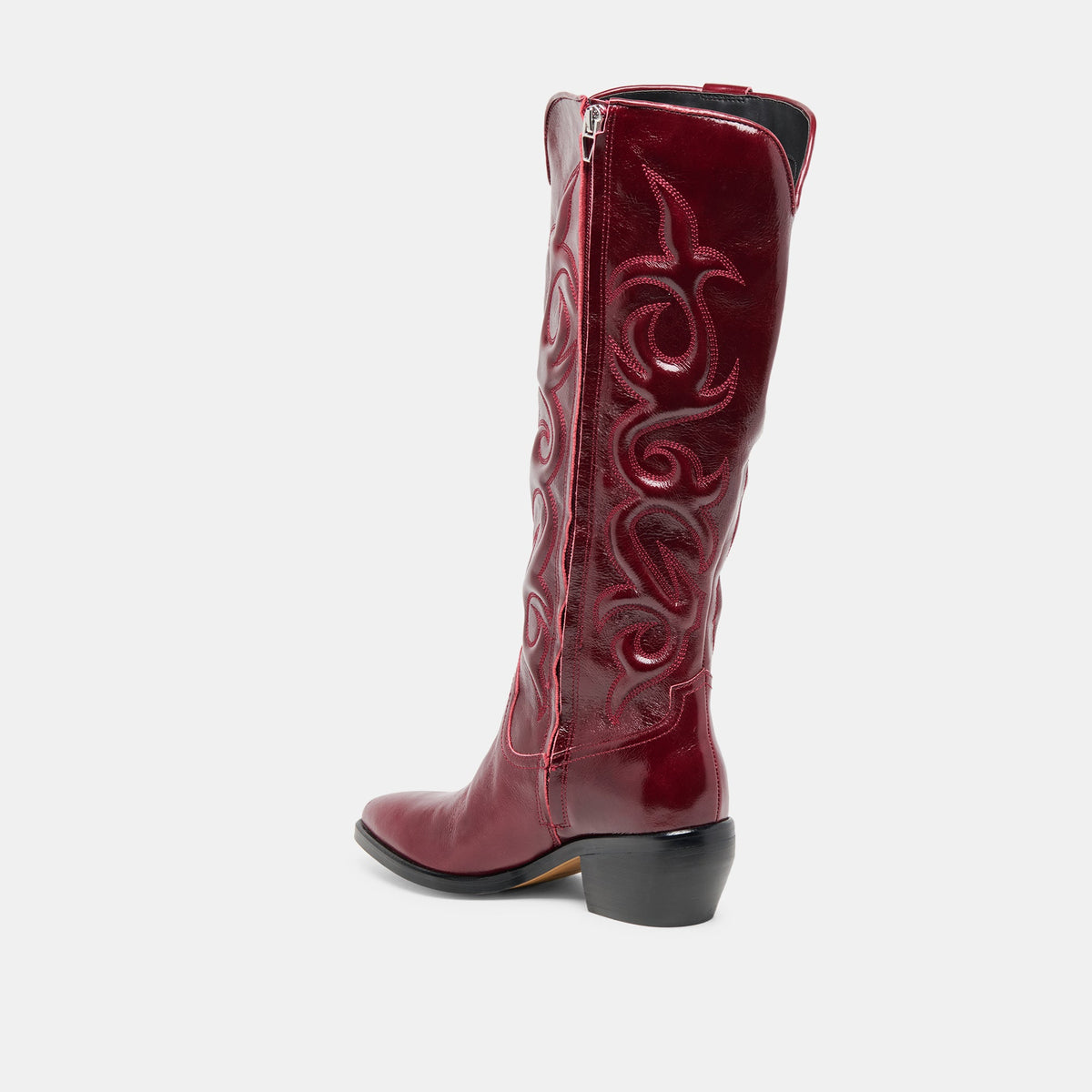 Mirla Oxblood Leather Wide Calf Boots | Dolce Vita Special Offer