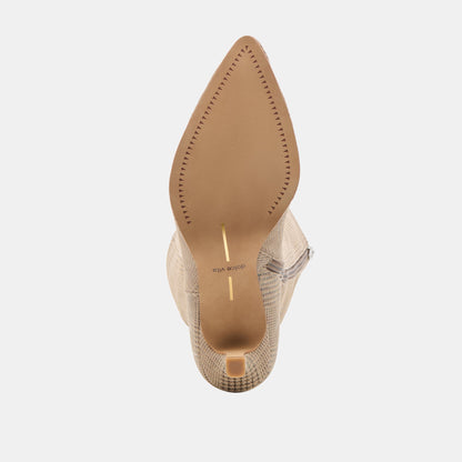Aldy Herringbone Printed Suede Boots | Dolce Vita Smart Buy