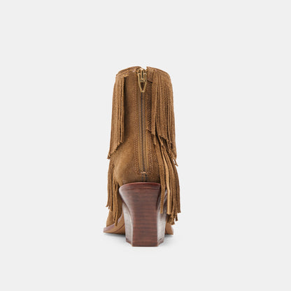 Torey Chestnut Suede Booties | Dolce Vita Discount