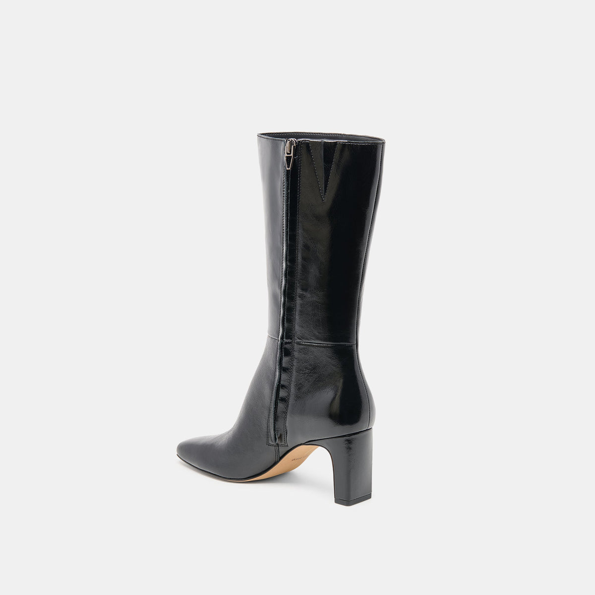 Riggs Wide Calf Black Leather Boots | Dolce Vita Top Pick