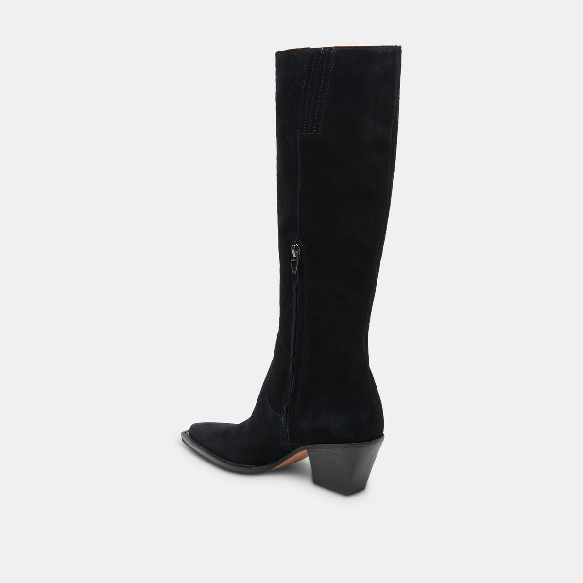 Raj Boots in Onyx Suede | Women's Onyx Suede Knee-High Boots
 – Dolce Vita | Dolce Vita Quality