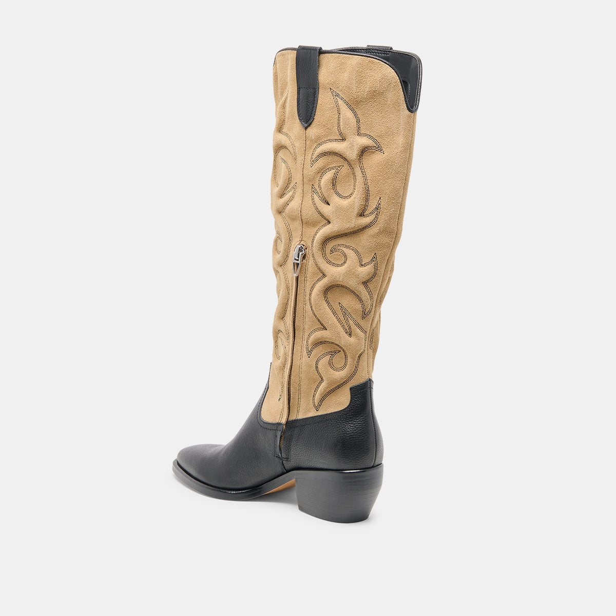 Mirla Black Multi Leather Boots | Dolce Vita Value