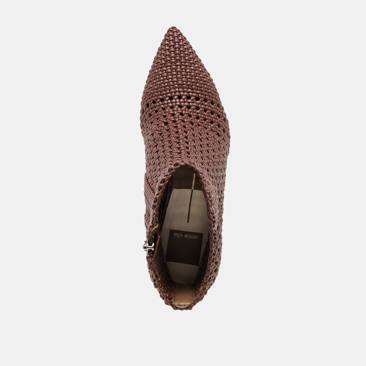 Embry Brown Woven Stella Booties | Dolce Vita Hot Sale