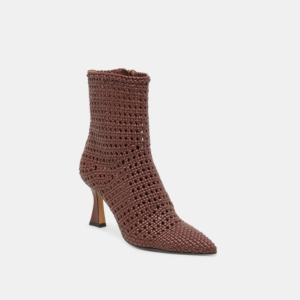 Embry Brown Woven Stella Booties | Dolce Vita Hot Sale