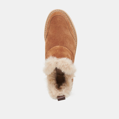 ARDY PLUSH H2O BOOTIES PECAN SUEDE
 – Dolce Vita | Dolce Vita Everyday