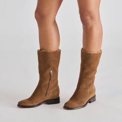 Kedra H2O Chestnut Suede Boots | Doice Vita
 – Dolce Vita | Dolce Vita Signature