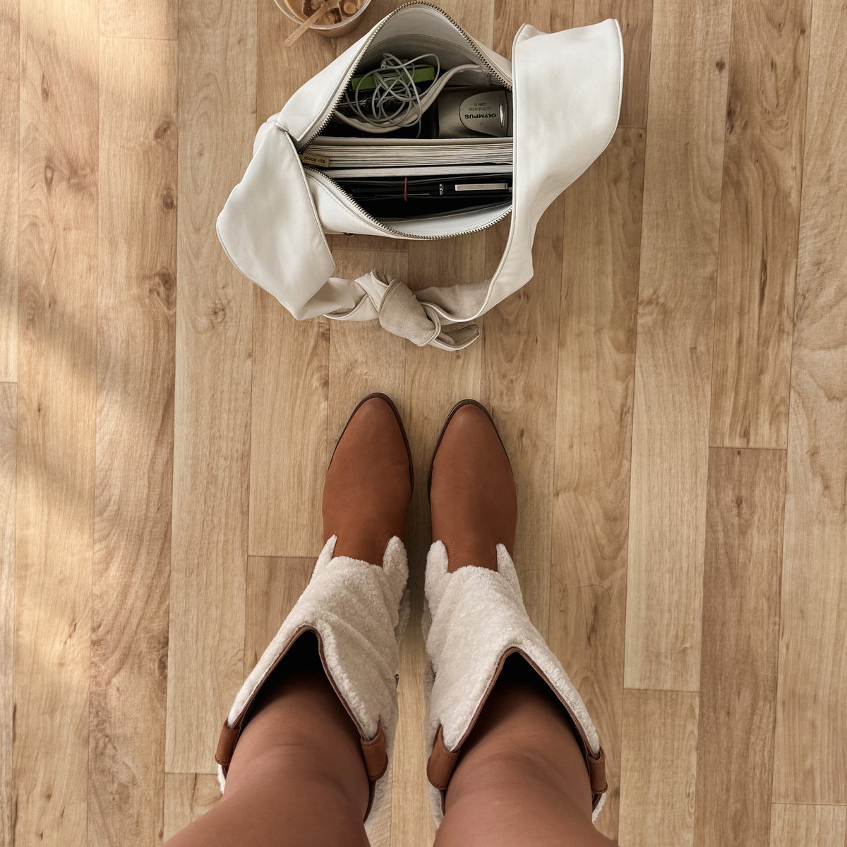 Mykel Plush Caramel Nubuck Boots | Dolce Vita Premium
