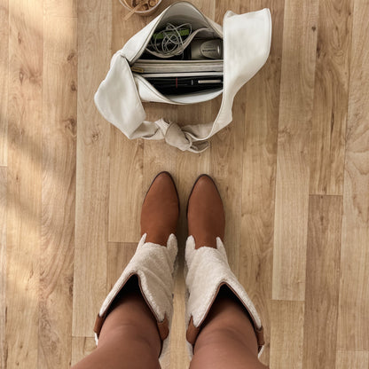 Mykel Plush Caramel Nubuck Boots | Dolce Vita Premium