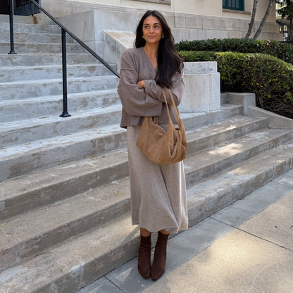 Anika Dk Brown Stella Suede Boots | Dolce Vita Exclusive