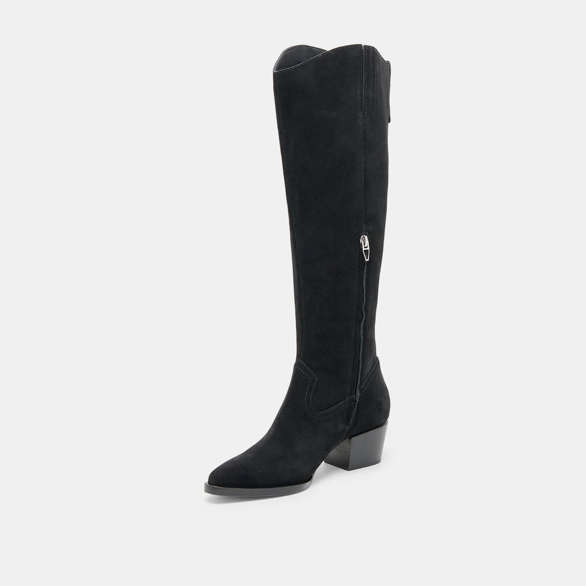 Virona H2O Waterproof Onyx Suede Wide Calf Boots | Dolce Vita Signature