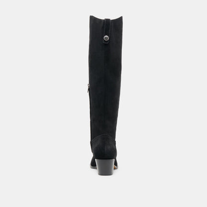 Virona H2O Waterproof Onyx Suede Wide Calf Boots | Dolce Vita Signature
