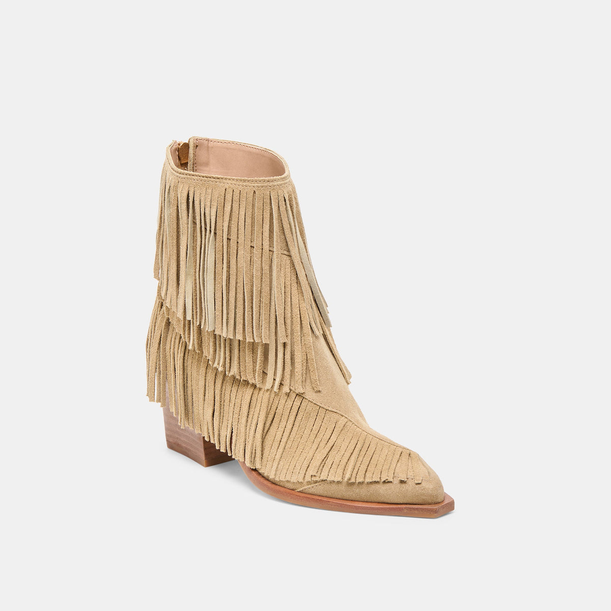 Torey Dk Taupe Suede Booties | Dolce Vita Top Pick