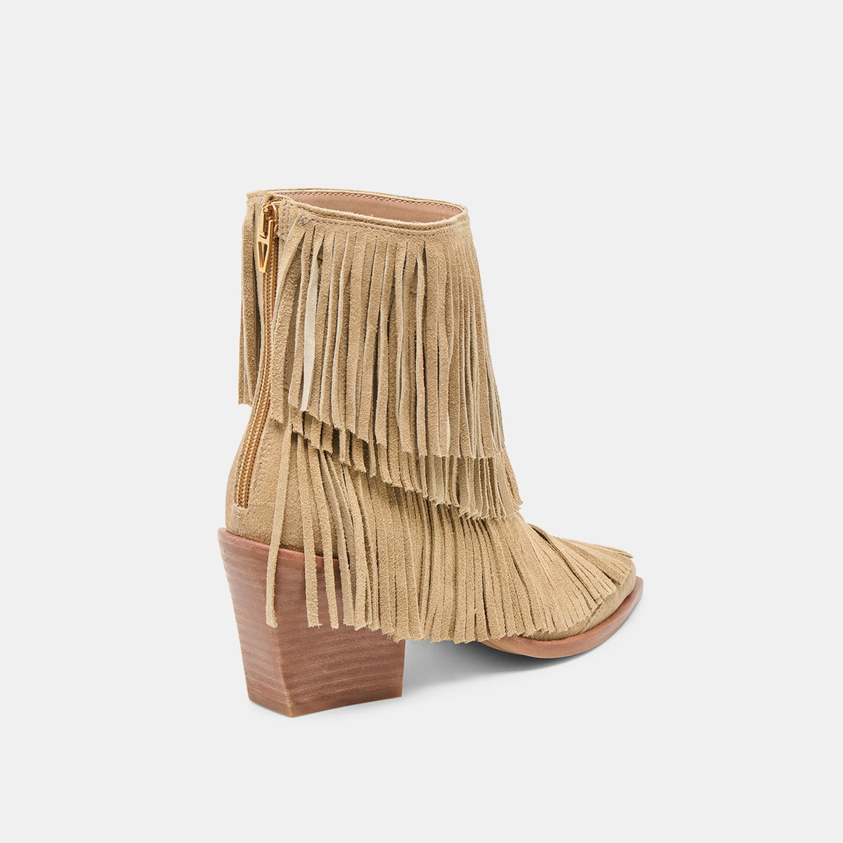 Torey Dk Taupe Suede Booties | Dolce Vita Top Pick