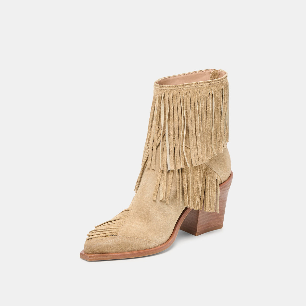Torey Dk Taupe Suede Booties | Dolce Vita Top Pick