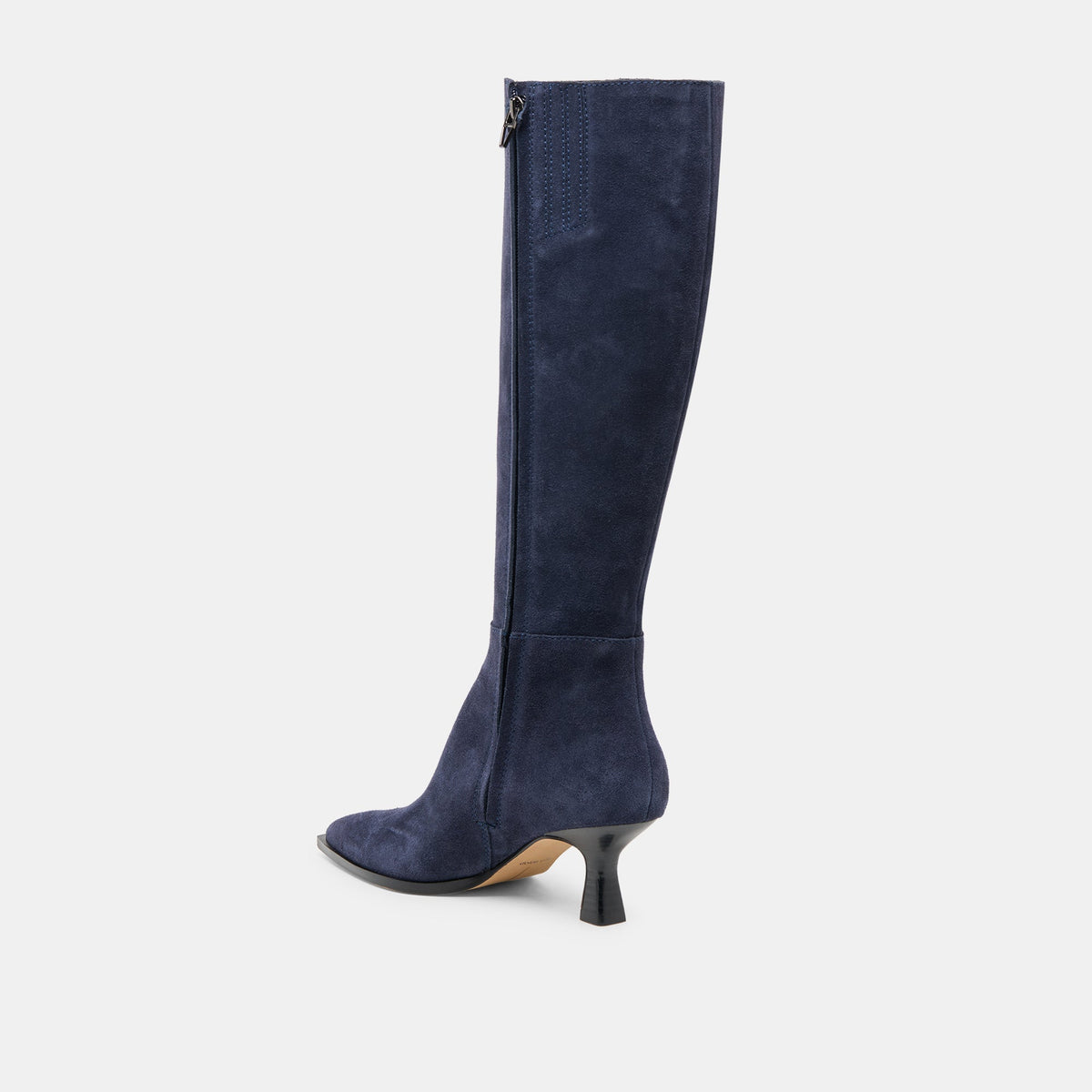 Auggie Navy Suede Wide Calf Boots | Dolce Vita Great Value