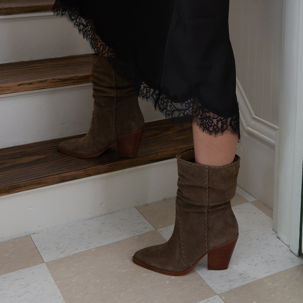 Julith Olive Suede Boots | Dolce Vita Featured