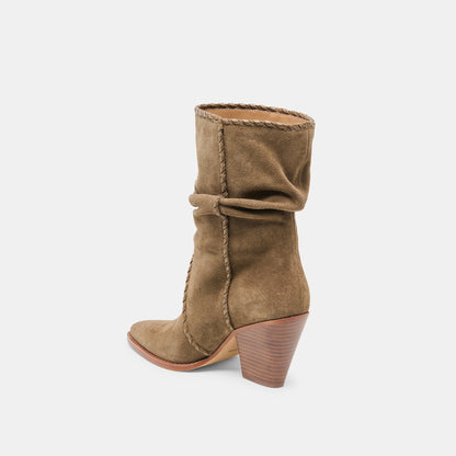 Julith Olive Suede Boots | Dolce Vita Featured