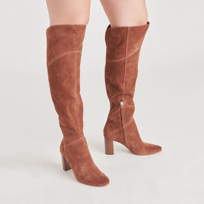 SURY BOOTS DARK SADDLE SUEDE
 – Dolce Vita | Dolce Vita Great Value