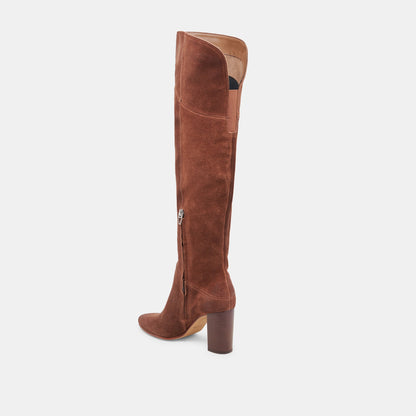 SURY BOOTS DARK SADDLE SUEDE
 – Dolce Vita | Dolce Vita Great Value