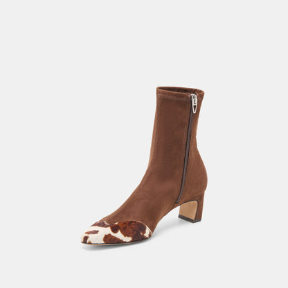 Anika Dk Brown Multi Stella Suede Boots | Dolce Vita New