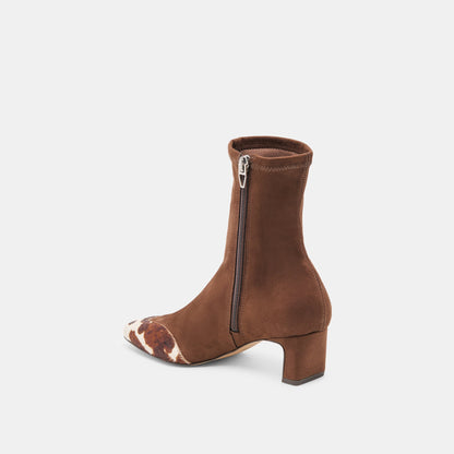 Anika Dk Brown Multi Stella Suede Boots | Dolce Vita New