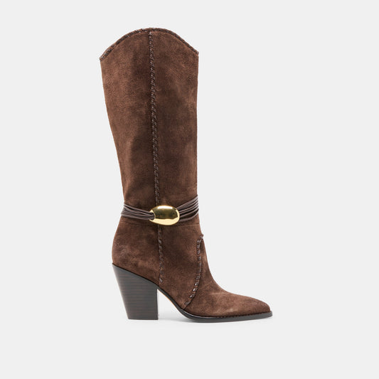 Jody Dk Brown Suede Boots | Dolce Vita Signature