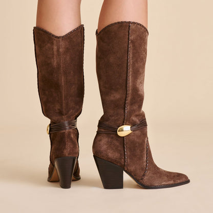 Jody Dk Brown Suede Boots | Dolce Vita Signature