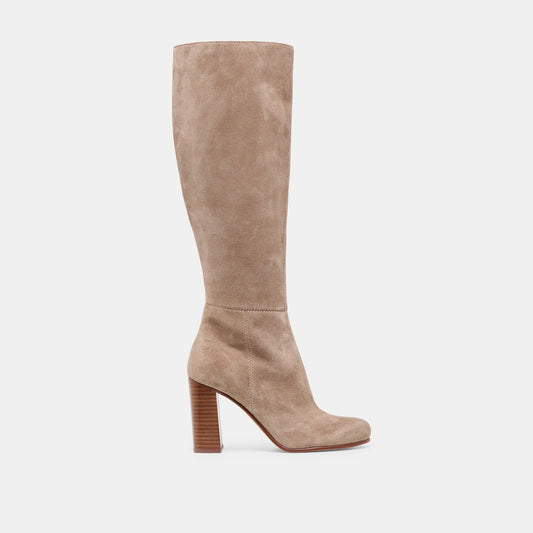 Hudsin Wide Calf Barley Suede Boots | Dolce Vita Customer Favorite