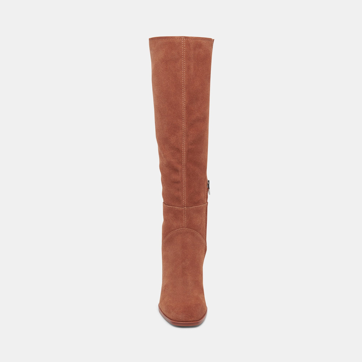 FYNN Wide Calf Boots DK Brown Suede | Brown Suede Knee-High Boots
 – Dolce Vita | Dolce Vita Everyday