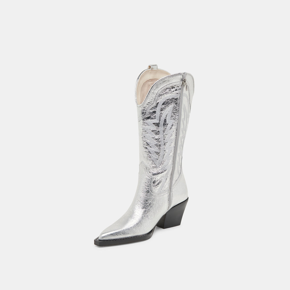 Ryland Extra Wide Calf Silver Boots | Distressed Leather Boots
 – Dolce Vita | Dolce Vita Trending