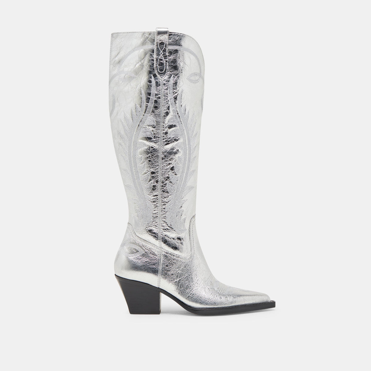 Ryatt Extra Wide Calf Silver Boots | Distressed Leather Boots
 – Dolce Vita | Dolce Vita Smart Buy