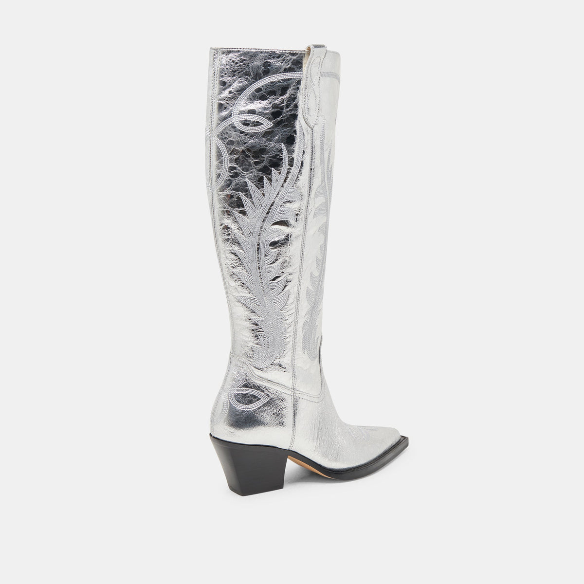 Ryatt Extra Wide Calf Silver Boots | Distressed Leather Boots
 – Dolce Vita | Dolce Vita Smart Buy
