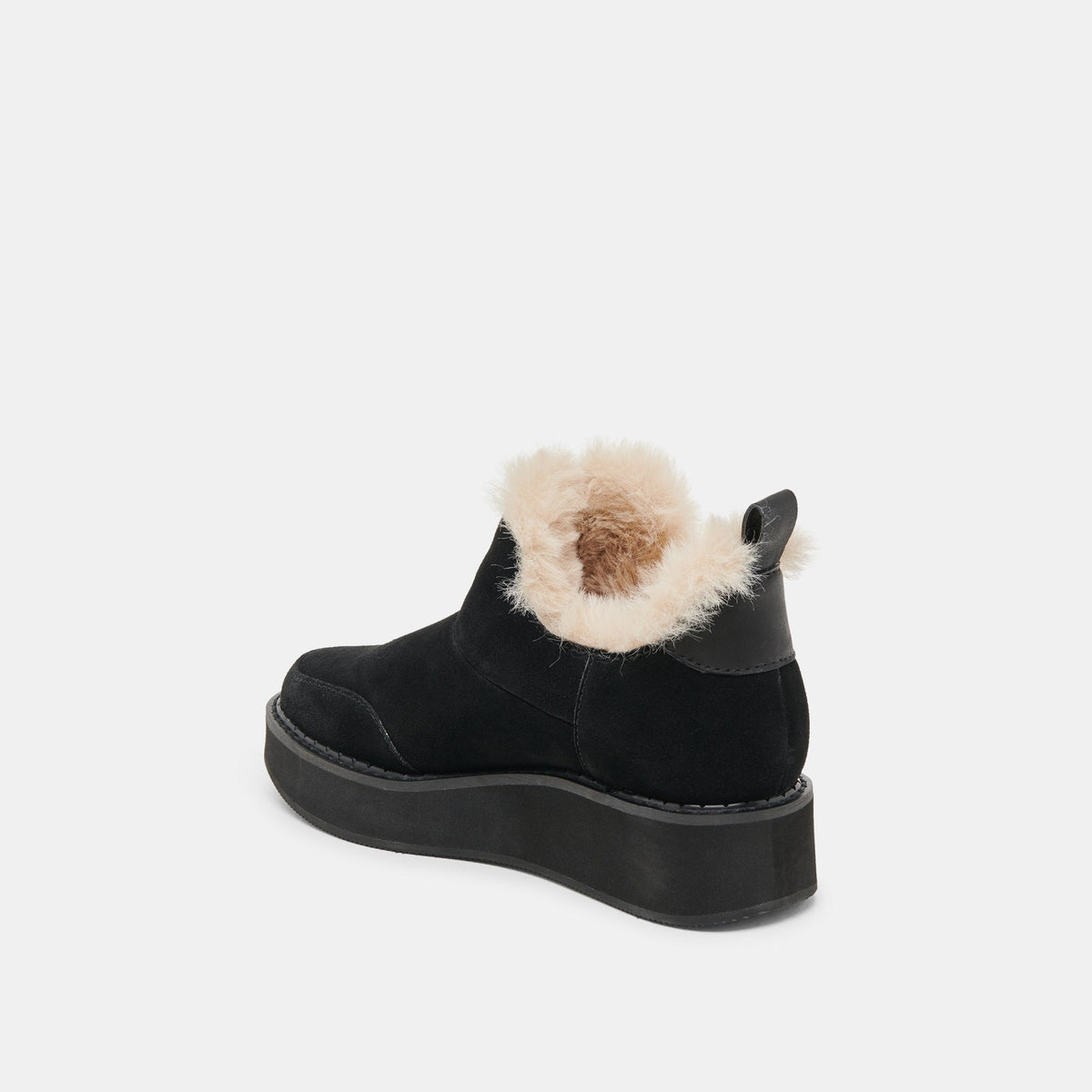 Ardy Plush H2O Waterproof Onyx Suede Booties | Dolce Vita Classic