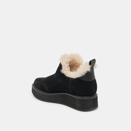 Ardy Plush H2O Waterproof Onyx Suede Booties | Dolce Vita Classic
