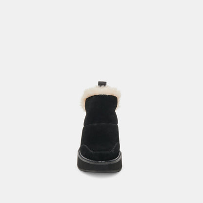 Ardy Plush H2O Waterproof Onyx Suede Booties | Dolce Vita Classic