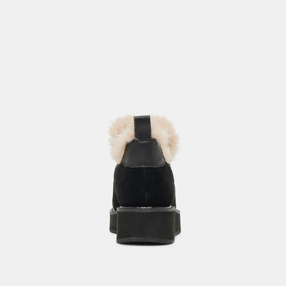 Ardy Plush H2O Waterproof Onyx Suede Booties | Dolce Vita Classic
