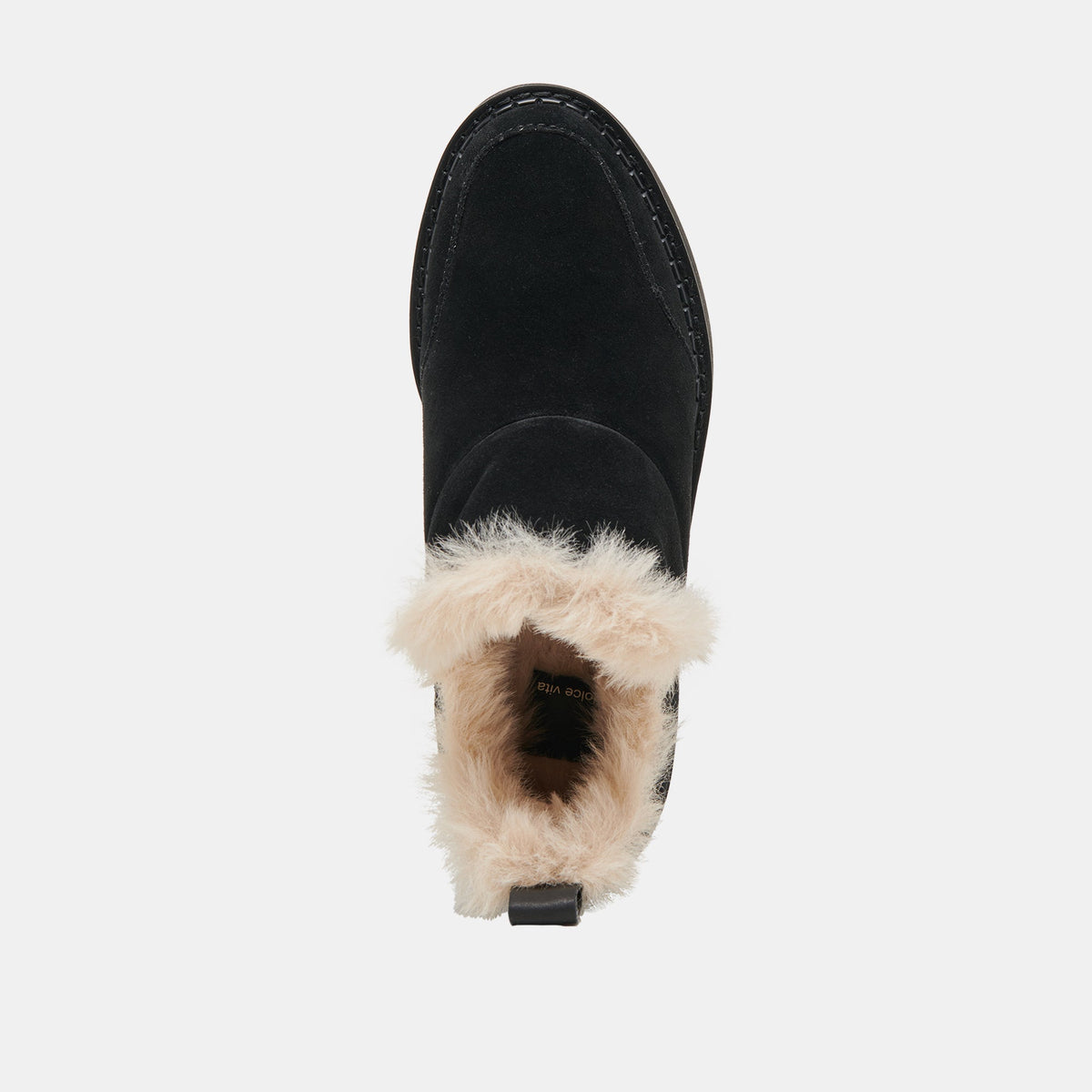 Ardy Plush H2O Waterproof Onyx Suede Booties | Dolce Vita Classic